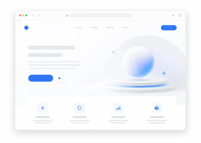 Browser mockup showing a custom homepage preview being designed for a bakery